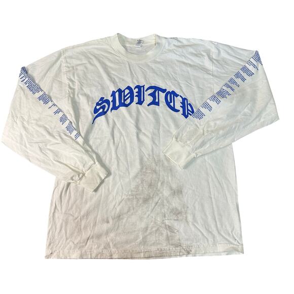 LIFE.CHURCH Women's Switch Jesus Is King Long Sleeve Tee Size L In White - Picture 1 of 10